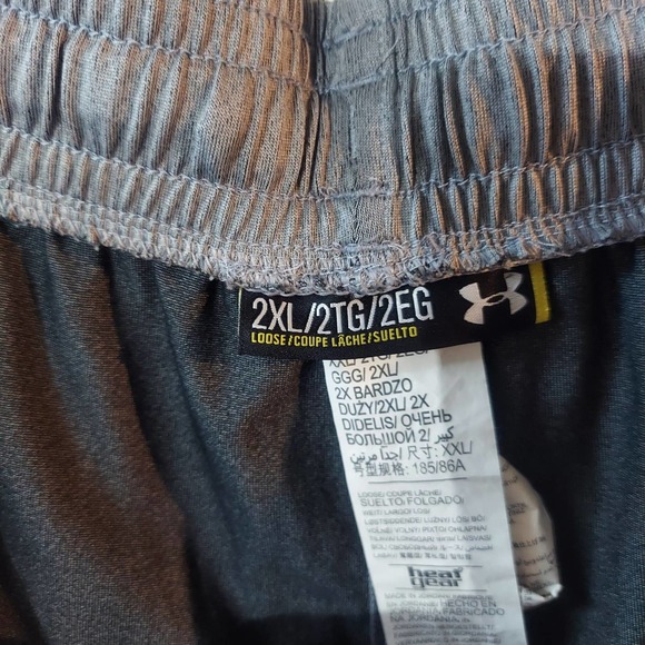 Under Armour Men's US XXL Grey Loose Ankle Zipper Jogger Sweatpants EUC - Picture 3 of 3